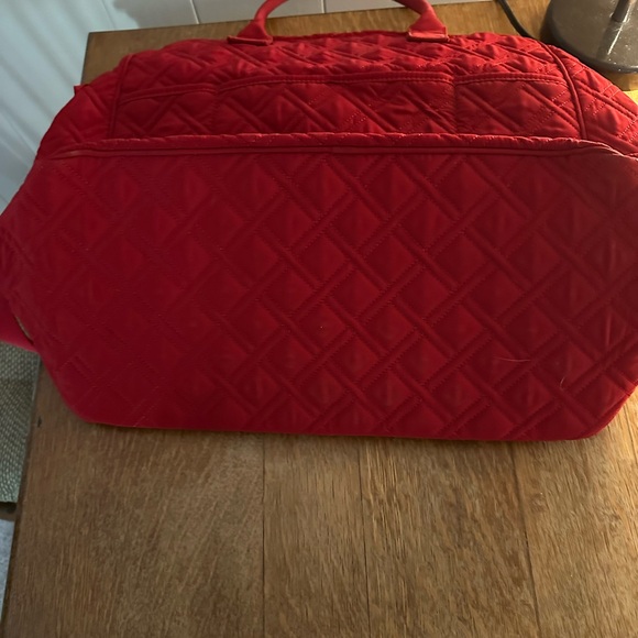 Classic Red Vera Bradley Weekend Duffle Bag. Excellent condition. No flaws. - Picture 2 of 5